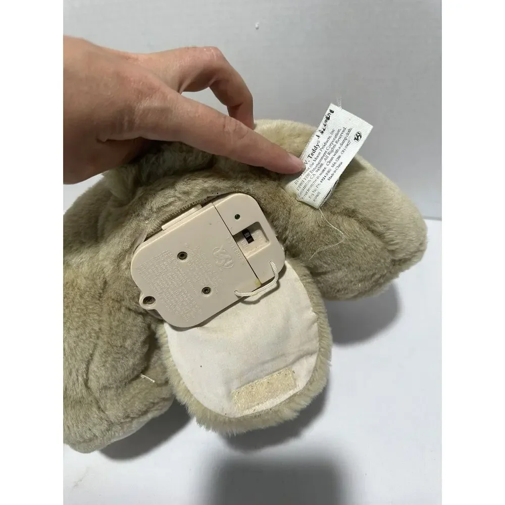 VINTAGE 1993 T.V. TV TEDDY INTERACTIVE PLUSH BEAR ONLY RUXPIN toy shoot the moon